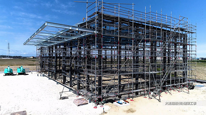 大法輸送株式会社01（丸ヨ建設工業様　建設）